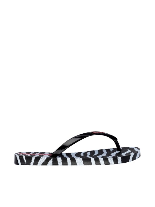 Ipanema moterų šlepetės Animal Print juodos-pilkos 83846-BP655 Ipanema moterų šlepetės Animal Print juodos-pilkos 83846-BP655
