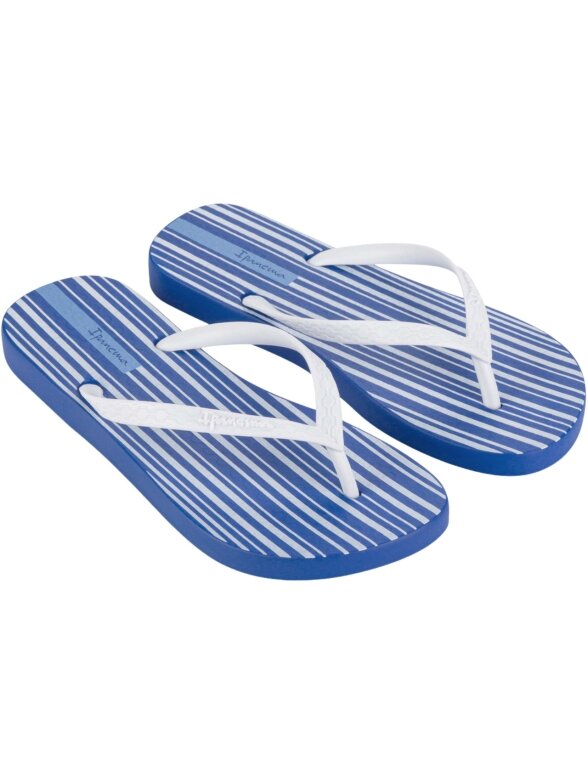 Ipanema Classica Hap moteriškos šlepetės mėlynos ir baltos spalvos 83539-AR972 2