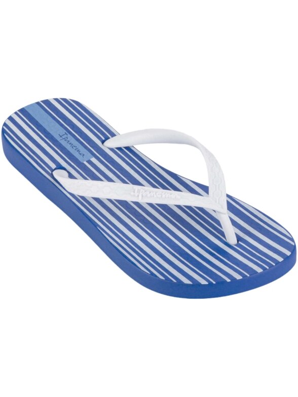 Ipanema Classica Hap moteriškos šlepetės mėlynos ir baltos spalvos 83539-AR972