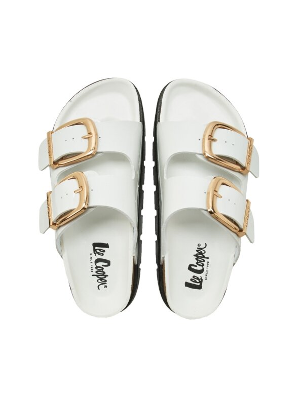Lee Cooper moteriškos šlepetės baltos spalvos LCW-26-35-4460LA 3 Lee Cooper moteriškos šlepetės baltos spalvos LCW-26-35-4460LA 3