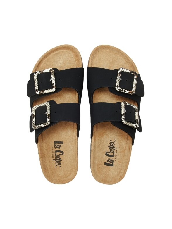 Lee Cooper moteriškos šlepetės juodos LCW-26-35-4450LA 3 Lee Cooper moteriškos šlepetės juodos LCW-26-35-4450LA 3