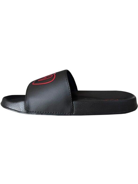 Lee Cooper moteriškos šlepetės juodos ir raudonos LCW-24-42-2483LA 3
