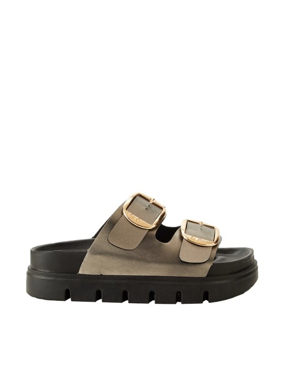 Lee Cooper moteriškos šlepetės, sidabrinės LCW-26-35-4461LA Lee Cooper moteriškos šlepetės, sidabrinės LCW-26-35-4461LA