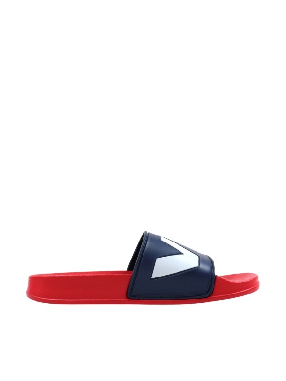 Levi's June L moteriškos šlepetės, tamsiai mėlynos ir raudonos VPOL0239S-0290
