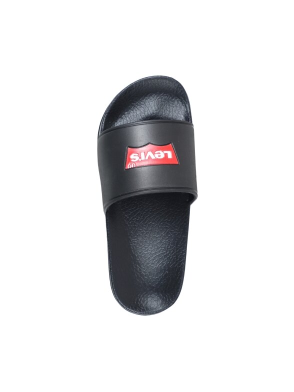 Levi's Pool moteriškos juodos šlepetės VPOL0187S-0003 3