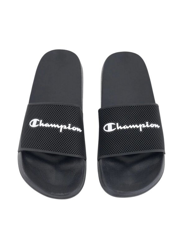 Champion DTN21 Slide vyriškos šlepetės, juodos S22469 KK001 3