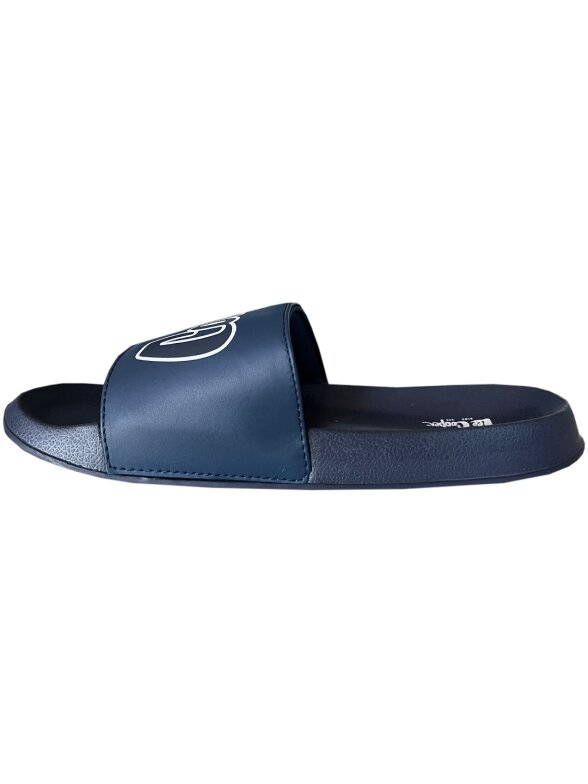 Lee Cooper vyriškos šlepetės, tamsiai mėlynos ir baltos LCW-24-42-2481MC 2 Lee Cooper vyriškos šlepetės, tamsiai mėlynos ir baltos LCW-24-42-2481MC 2