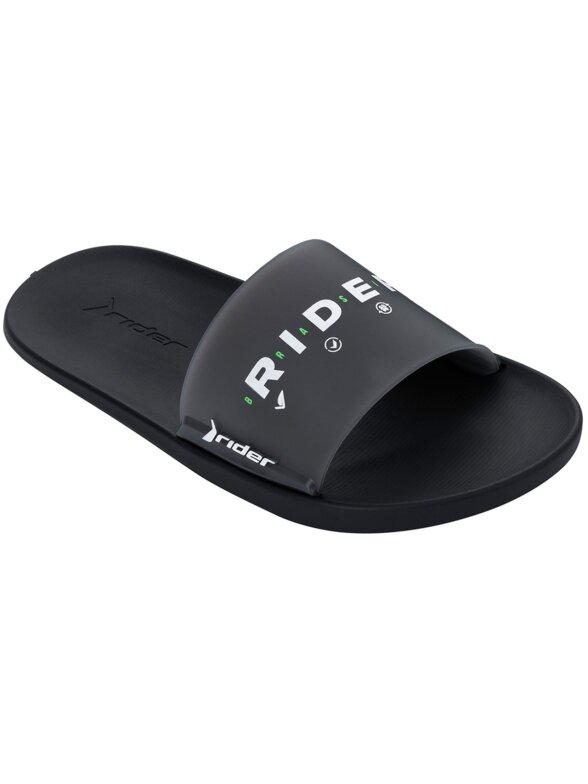 Juodos ir baltos vyriškos šlepetės Rider Graphics 83420-AJ244