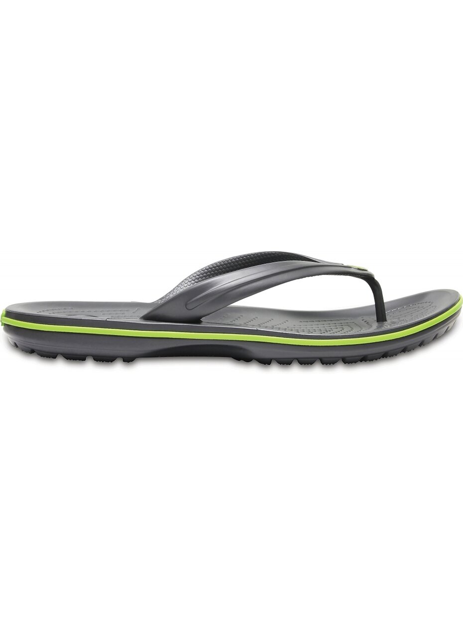 Crocs Crocband Flip šlepetės grafito žalia 11033 0A1 1