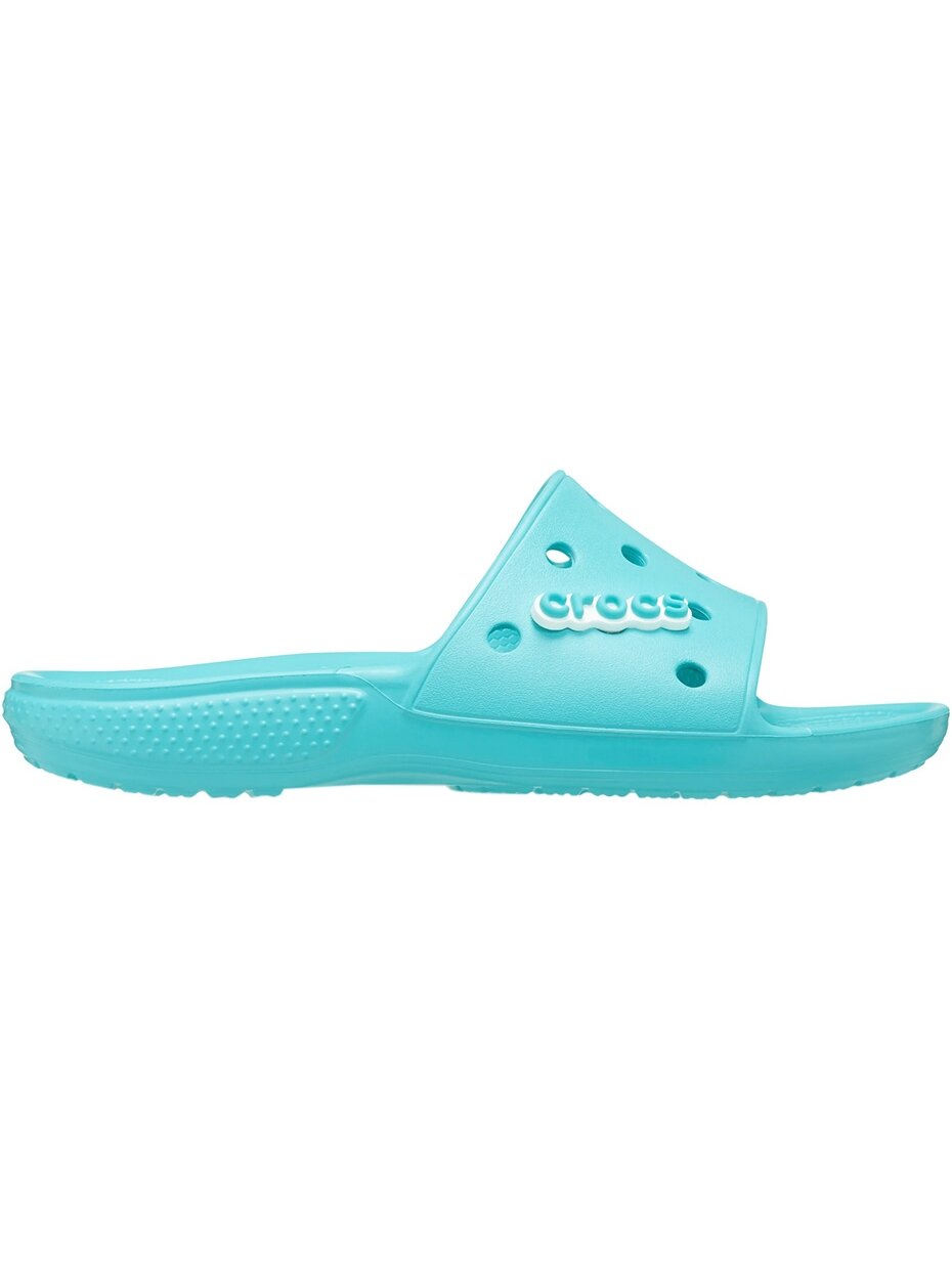Šlepetės moterims Crocs Classic Slide mėlyni 206121 4O9 Šlepetės moterims Crocs Classic Slide mėlyni 206121 4O9