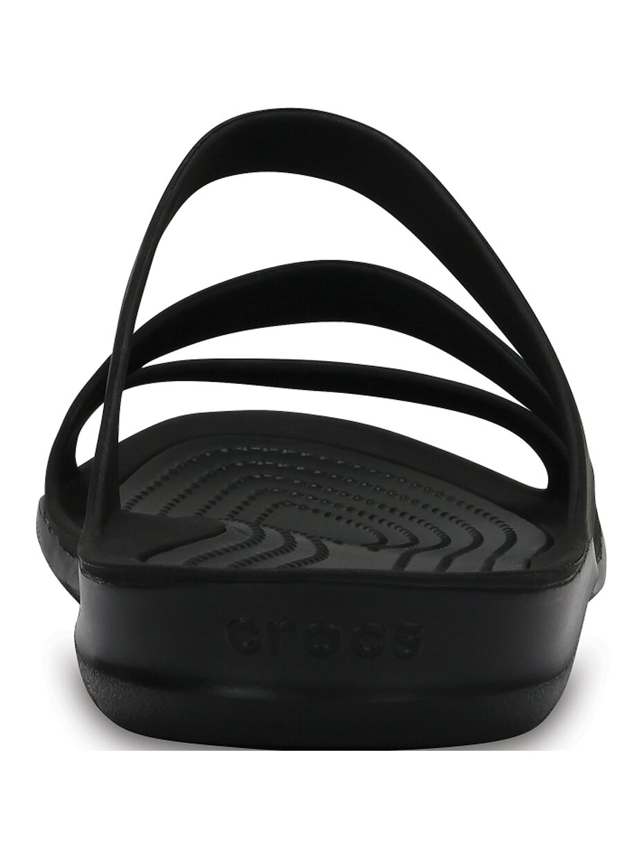 Crocs Swiftwater Sandal moteriškos šlepetės W juodos 203998 060 5 Crocs Swiftwater Sandal moteriškos šlepetės W juodos 203998 060 5