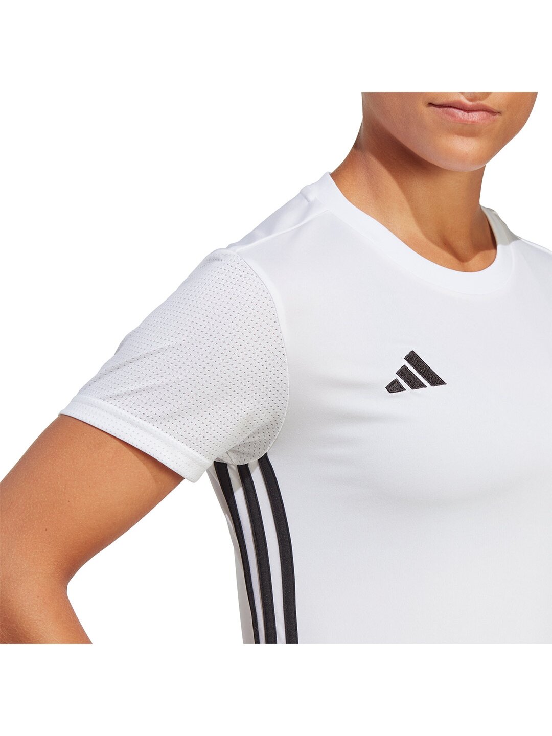 Adidas moteriški marškinėliai Stalas 23 Džersis baltas H44530 4 Adidas moteriški marškinėliai Stalas 23 Džersis baltas H44530 4