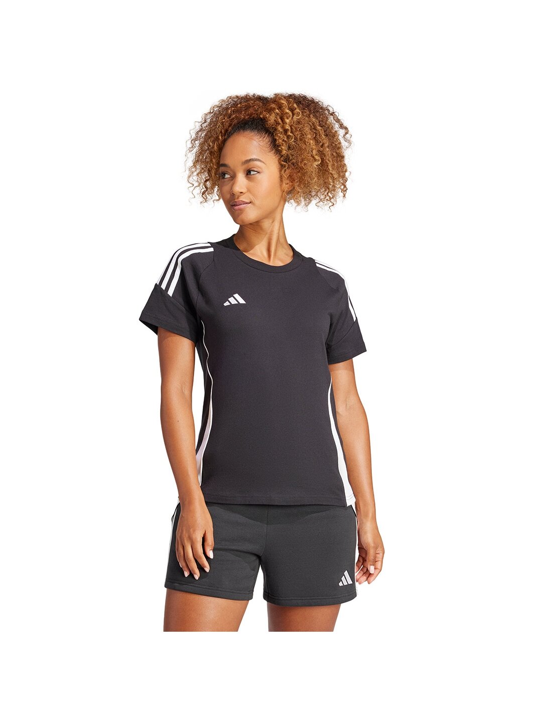 Moteriški marškinėliai Adidas Tiro 24 Sweat Tee juodi IJ9955 2