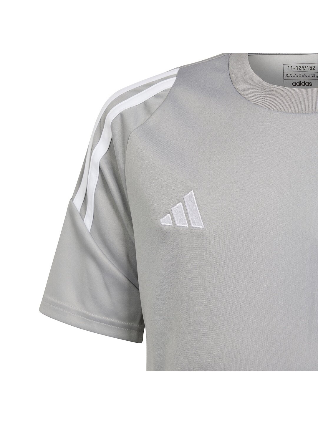 Adidas Tiro 24 Jersey vaikiški marškinėliai, pilki IS1031 2 Adidas Tiro 24 Jersey vaikiški marškinėliai, pilki IS1031 2