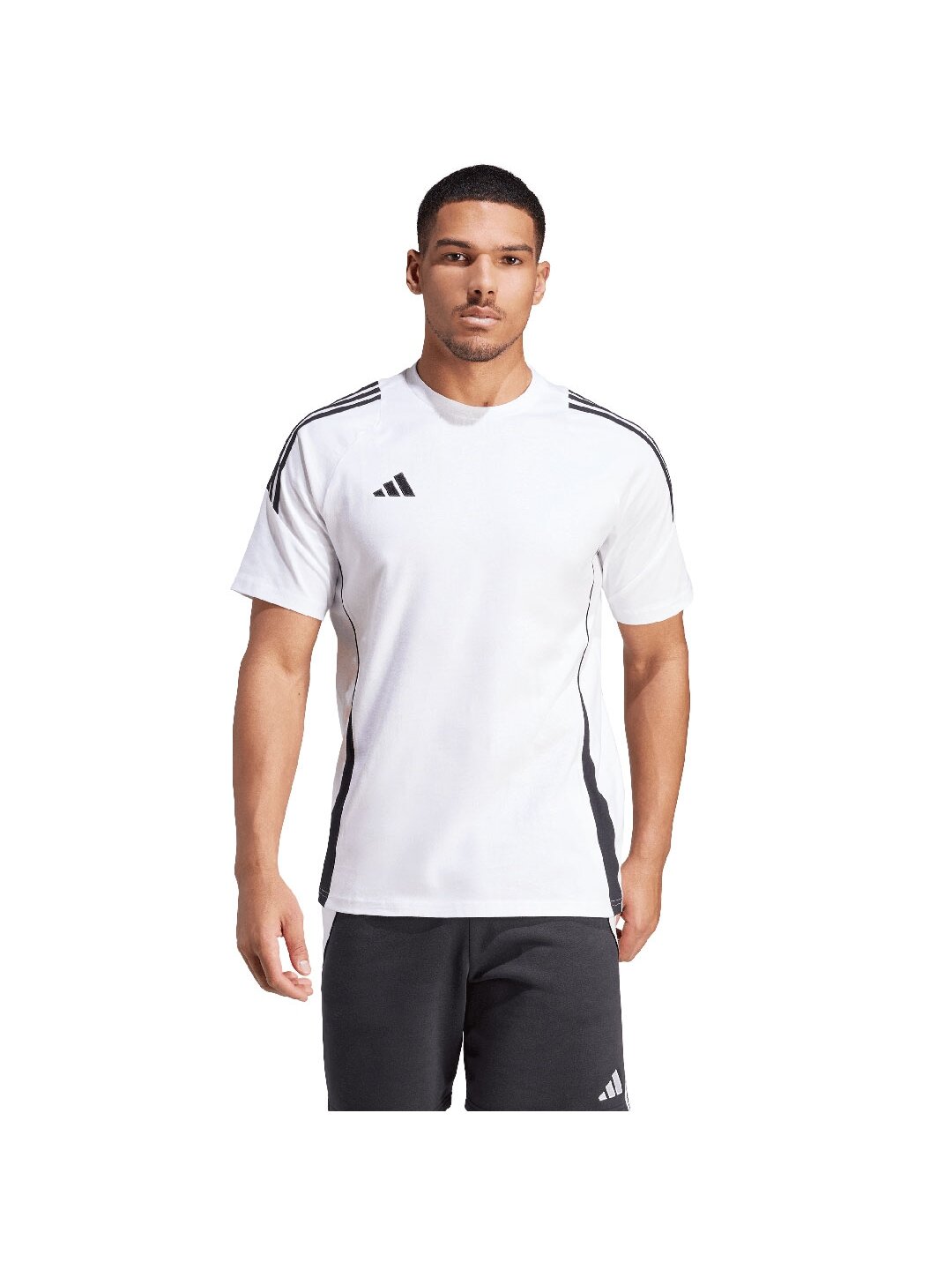 Adidas Tiro 24 Sweat vyriški marškinėliai balti IR9353 2 Adidas Tiro 24 Sweat vyriški marškinėliai balti IR9353 2