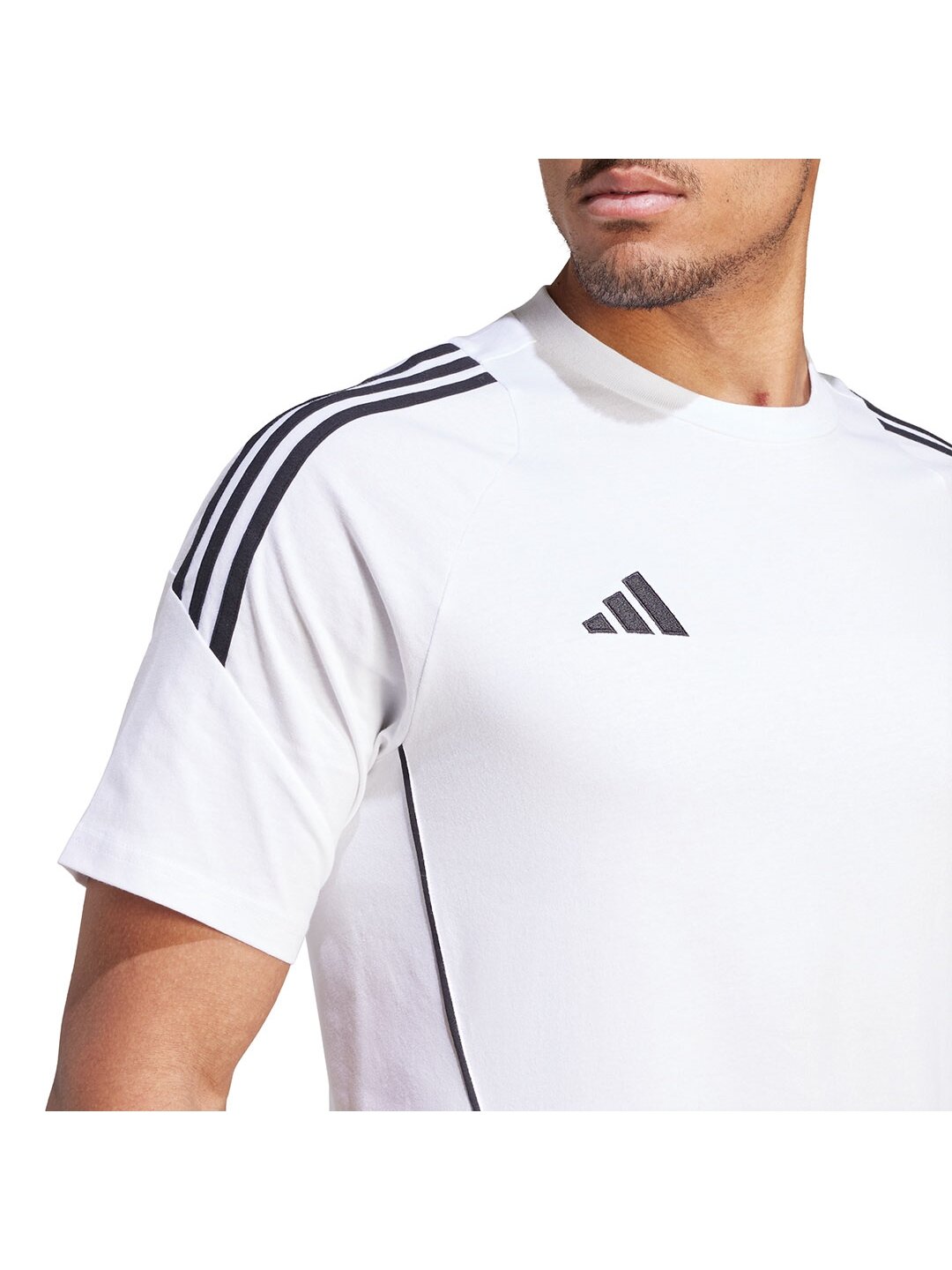 Adidas Tiro 24 Sweat vyriški marškinėliai balti IR9353 4