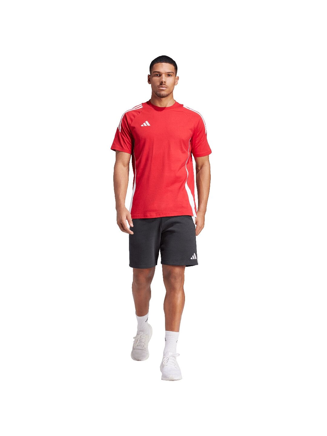 Adidas Tiro 24 Sweat vyriški marškinėliai raudoni IR9349 3