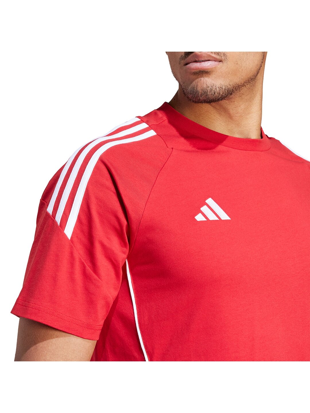 Adidas Tiro 24 Sweat vyriški marškinėliai raudoni IR9349 4 Adidas Tiro 24 Sweat vyriški marškinėliai raudoni IR9349 4