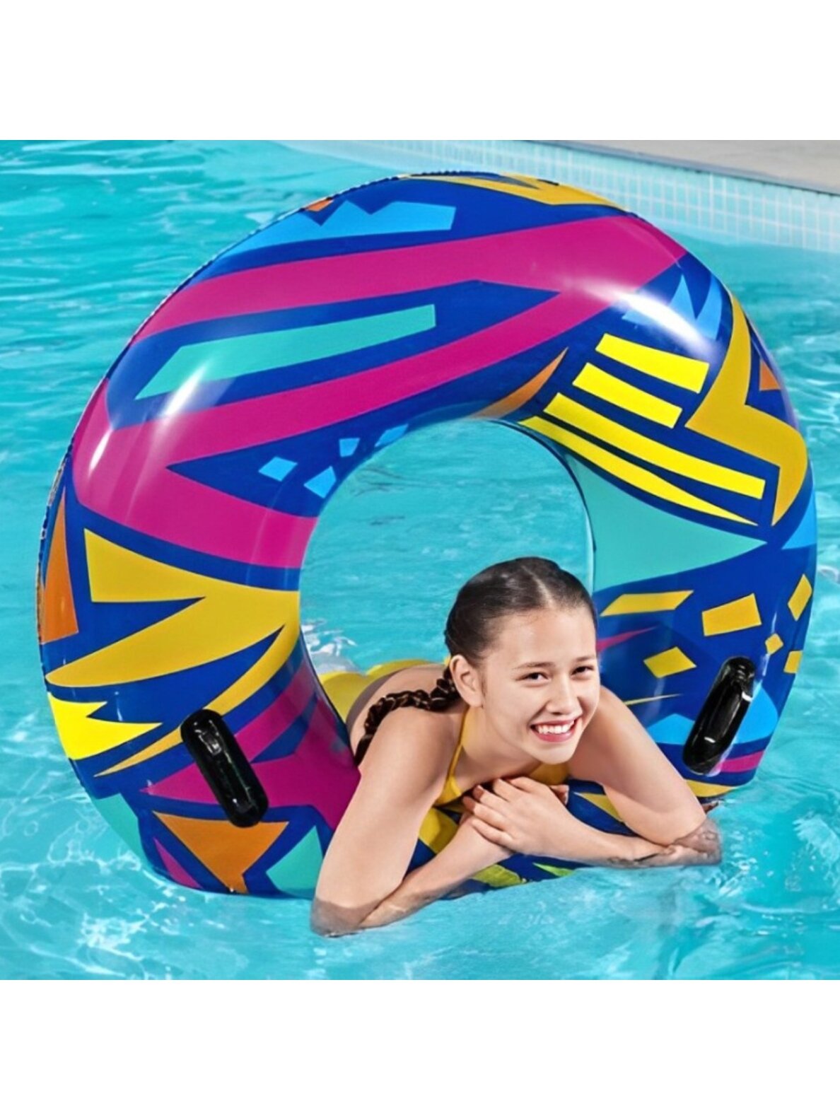 Bestway Geo plaukimo žiedas 107 cm 36228 4149 2 Bestway Geo plaukimo žiedas 107 cm 36228 4149 2