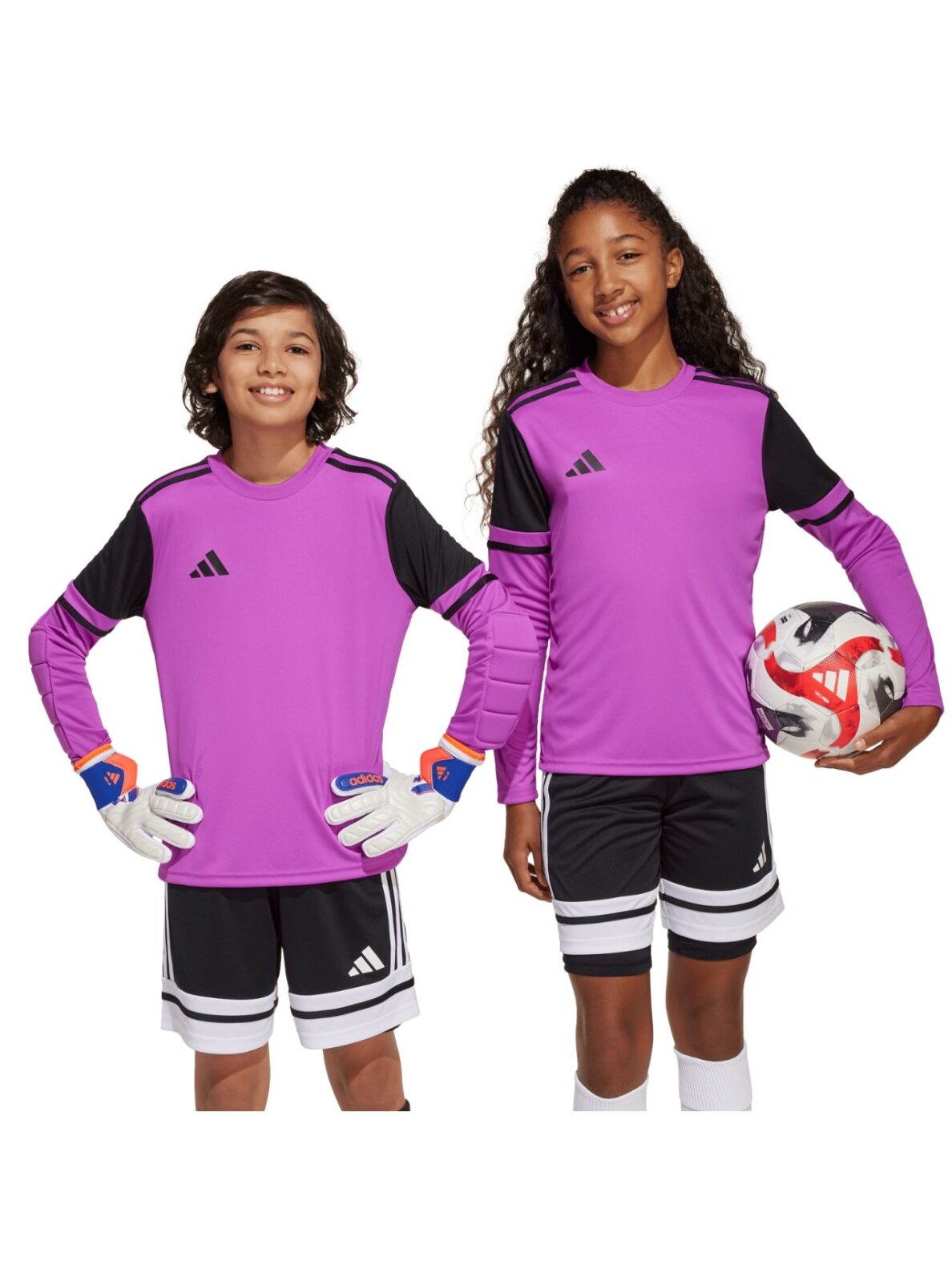 Adidas Squadra 25 Long Sleeve vaikams violetinė vartininko marškiniai JJ1939 5 Adidas Squadra 25 Long Sleeve vaikams violetinė vartininko marškiniai JJ1939 5