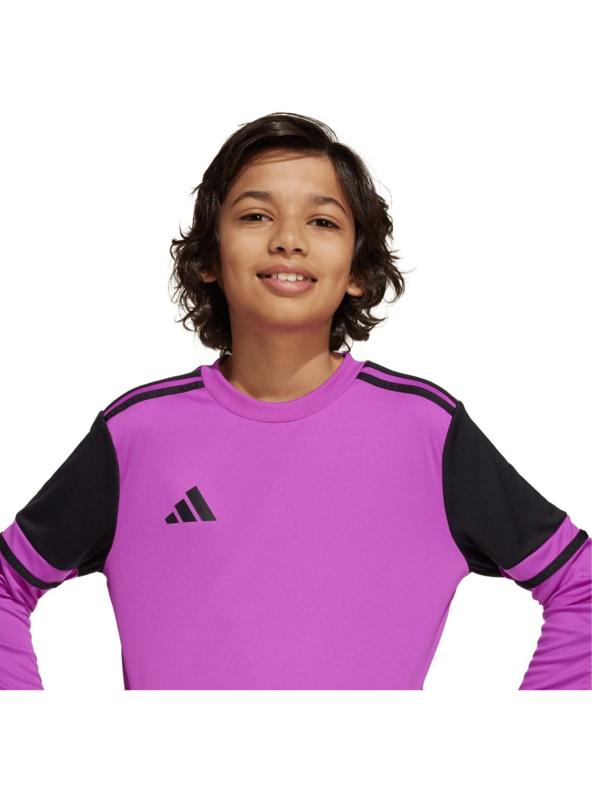 Adidas Squadra 25 Long Sleeve vaikams violetinė vartininko marškiniai JJ1939 7 Adidas Squadra 25 Long Sleeve vaikams violetinė vartininko marškiniai JJ1939 7