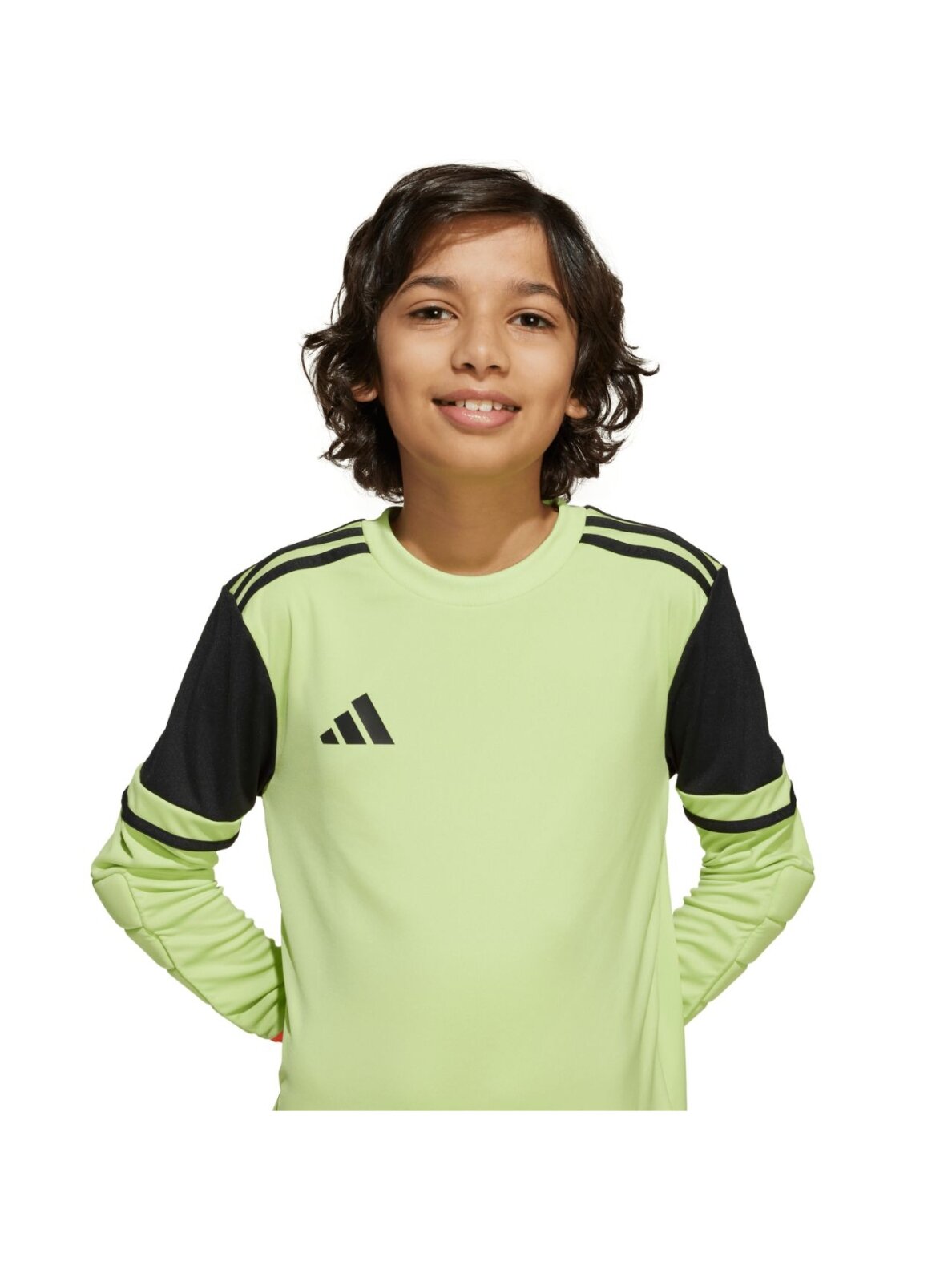Adidas Squadra 25 Long Sleeve vaikams žalsvai žalia vartininko marškinėliai JJ1940 8 Adidas Squadra 25 Long Sleeve vaikams žalsvai žalia vartininko marškinėliai JJ1940 8