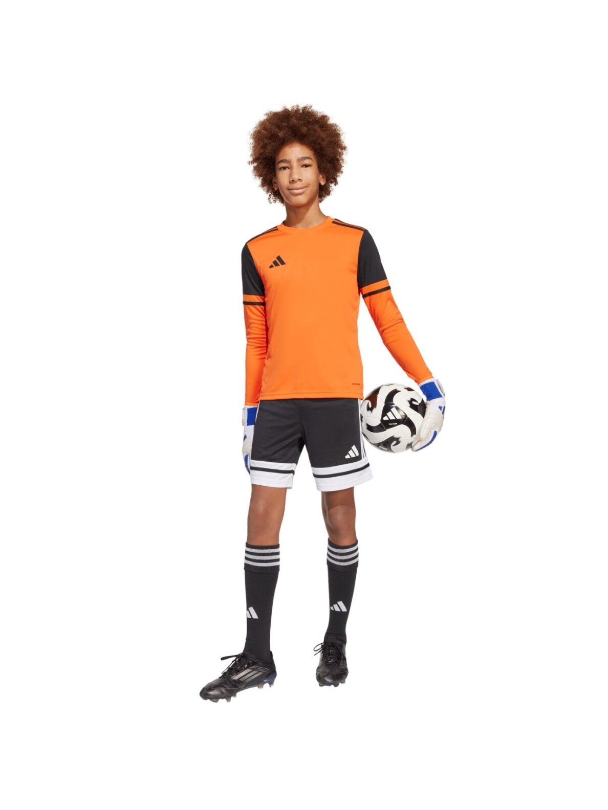 Adidas Squadra 25 Long Sleeve vaikams oranžinė vartininko marškinėliai JJ1941 4 Adidas Squadra 25 Long Sleeve vaikams oranžinė vartininko marškinėliai JJ1941 4