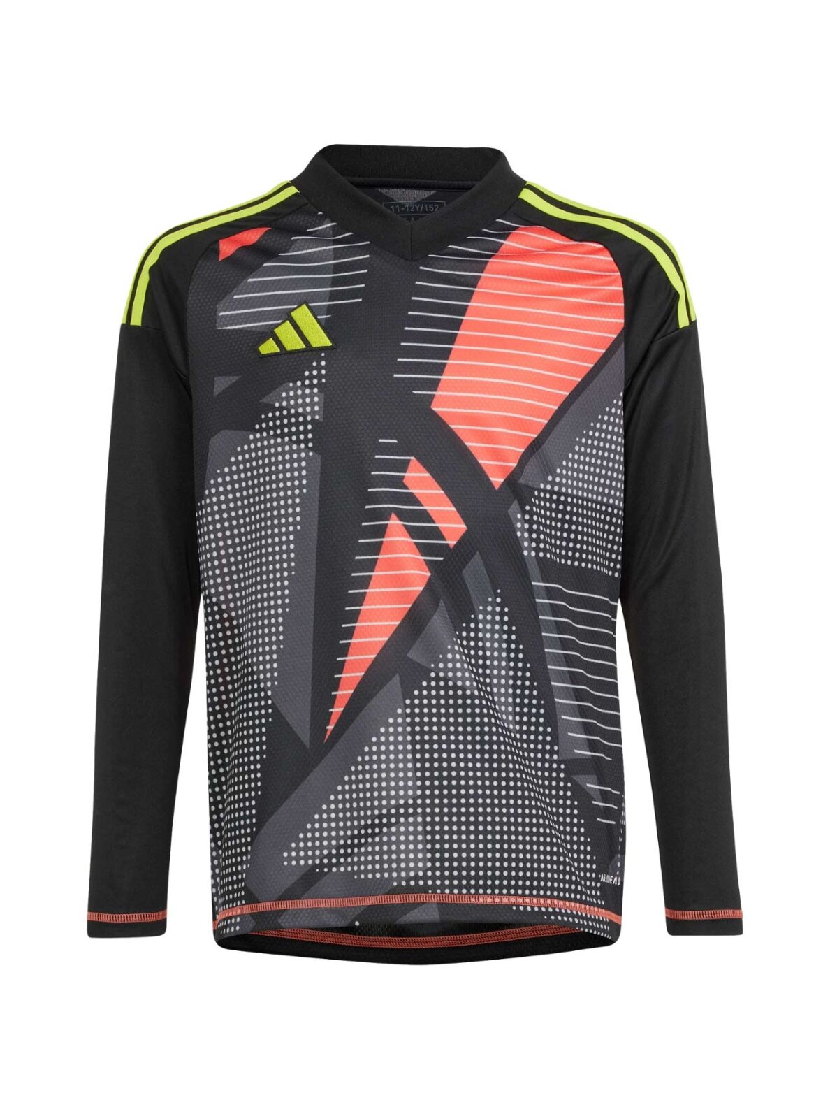 Adidas Tiro 24 Competition Long Sleeve Goalkeeper vaikiški vartininko marškiniai, juodi IN0429