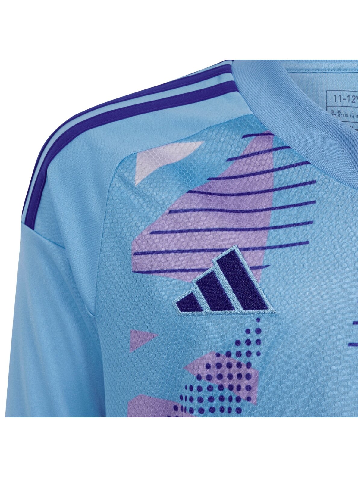 Adidas Tiro 24 Competition Long Sleeve Goalkeeper vaikiški vartininko marškiniai mėlyni IN0434 3