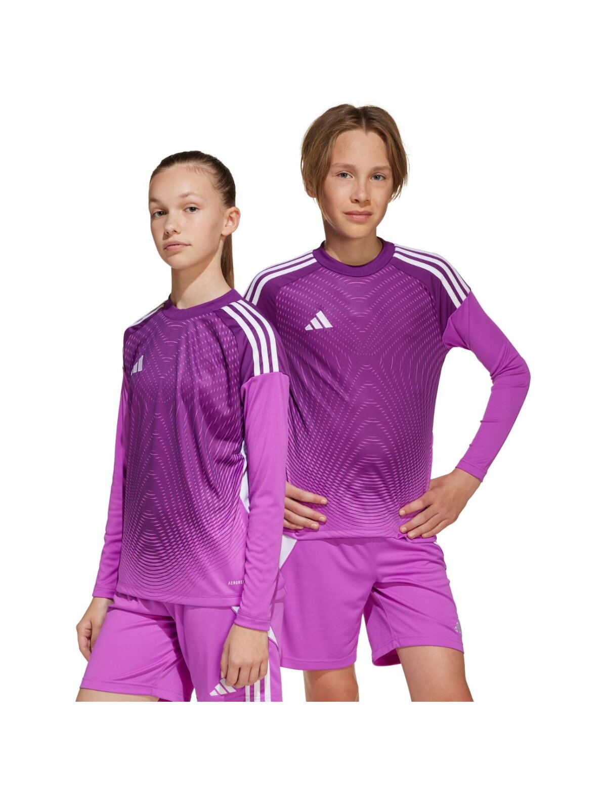 Adidas Tiro 25 Competition vartininko marškinėliai vaikams violetiniai JJ1934 Adidas Tiro 25 Competition vartininko marškinėliai vaikams violetiniai JJ1934