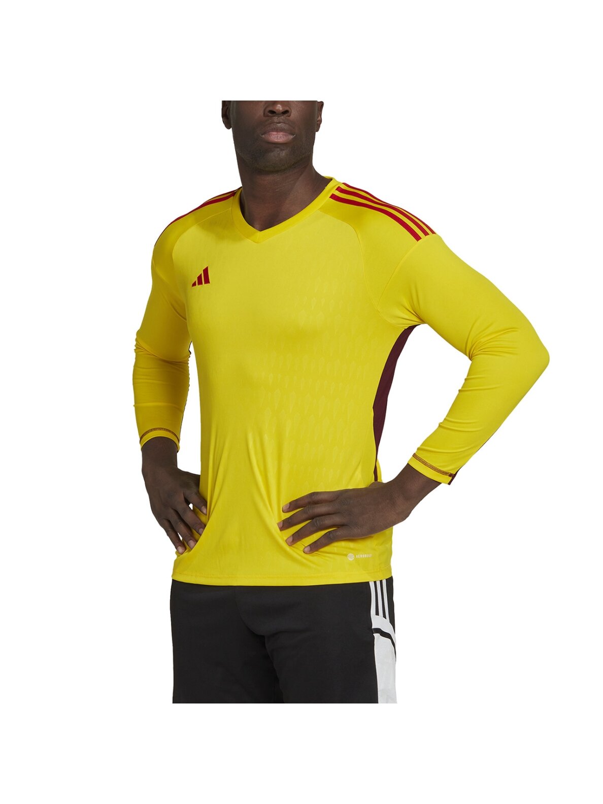 Adidas Tiro 23 Competition vyriški vartininko marškiniai ilgomis rankovėmis, geltoni HK7696 2