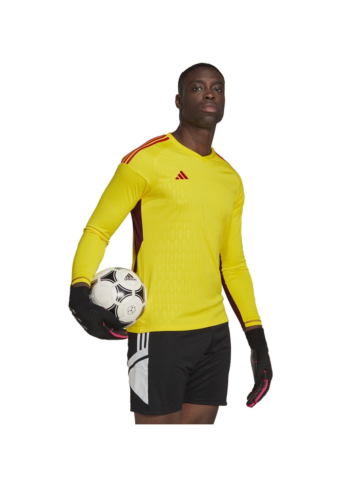 Adidas Tiro 23 Competition vyriški vartininko marškiniai ilgomis rankovėmis, geltoni HK7696 3
