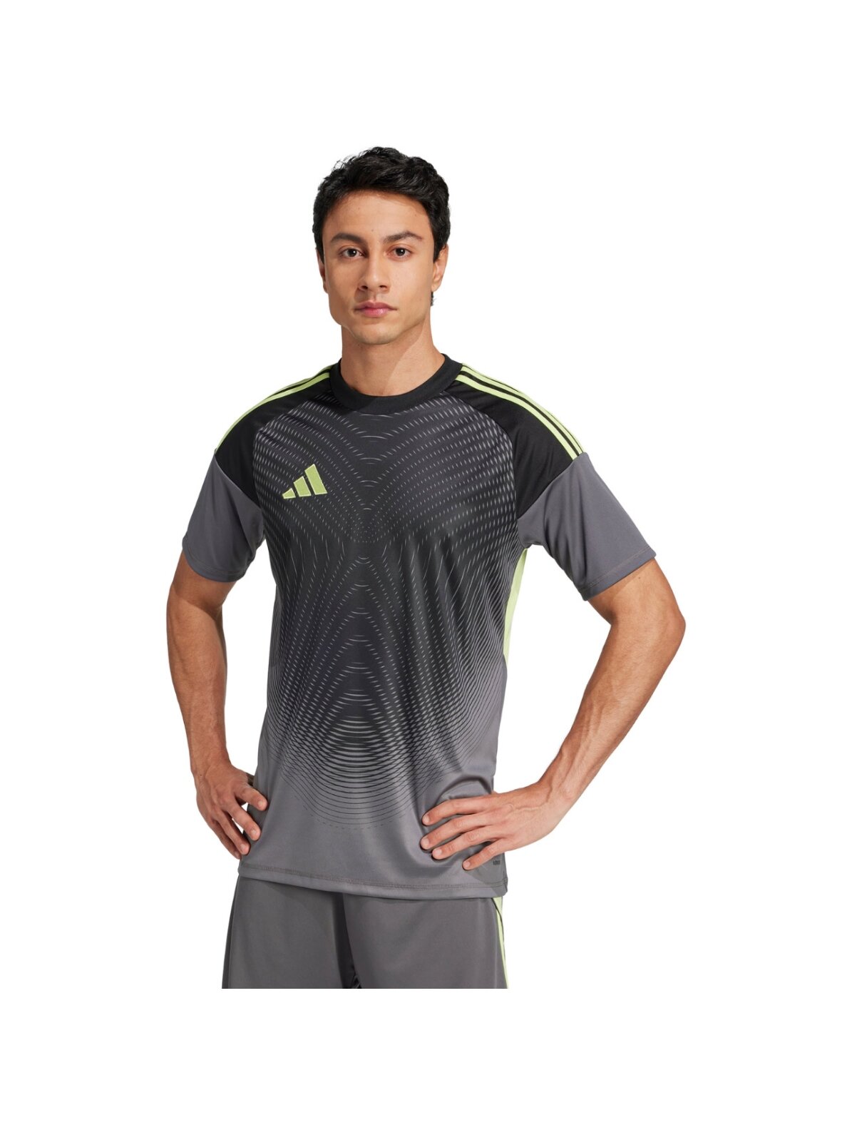 adidas Tiro 25 Competition Jersey vyrų vartininko marškinėliai pilki JN2015