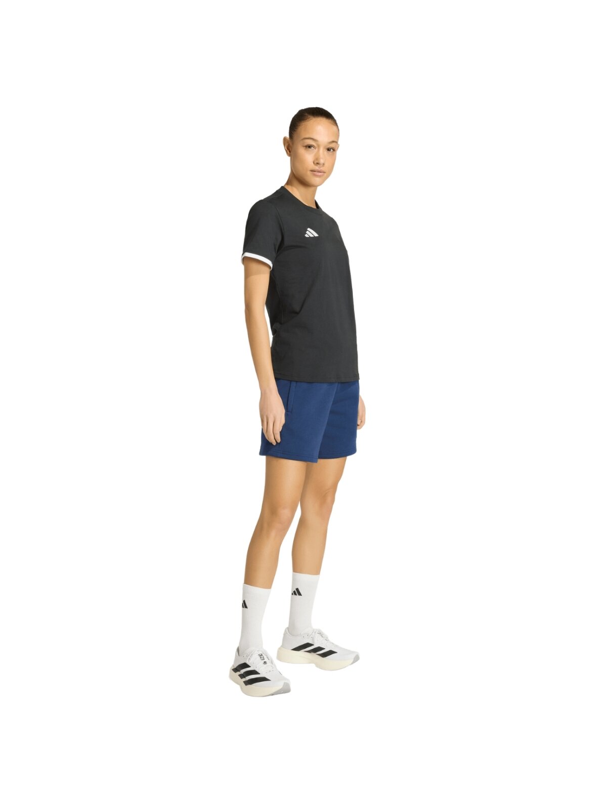 Adidas Entrada 26 Tee marškinėliai moterims juodi JZ6682 6 Adidas Entrada 26 Tee marškinėliai moterims juodi JZ6682 6