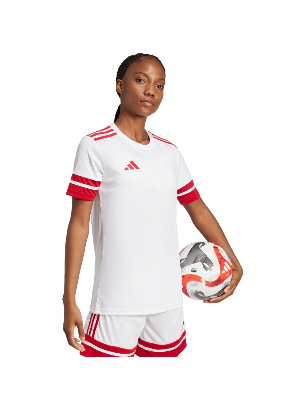 Adidas Squadra 25 Jersey moterims balta JI9993 Adidas Squadra 25 Jersey moterims balta JI9993