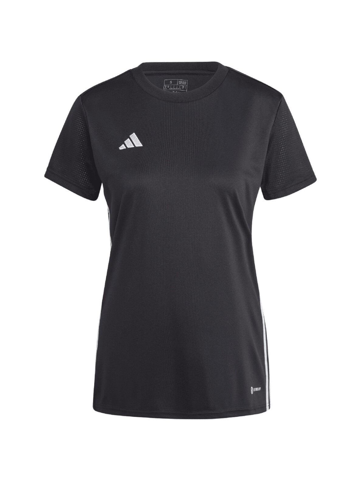Adidas moteriški marškinėliai Stalas 23 Džersis juodas H44532 Adidas moteriški marškinėliai Stalas 23 Džersis juodas H44532