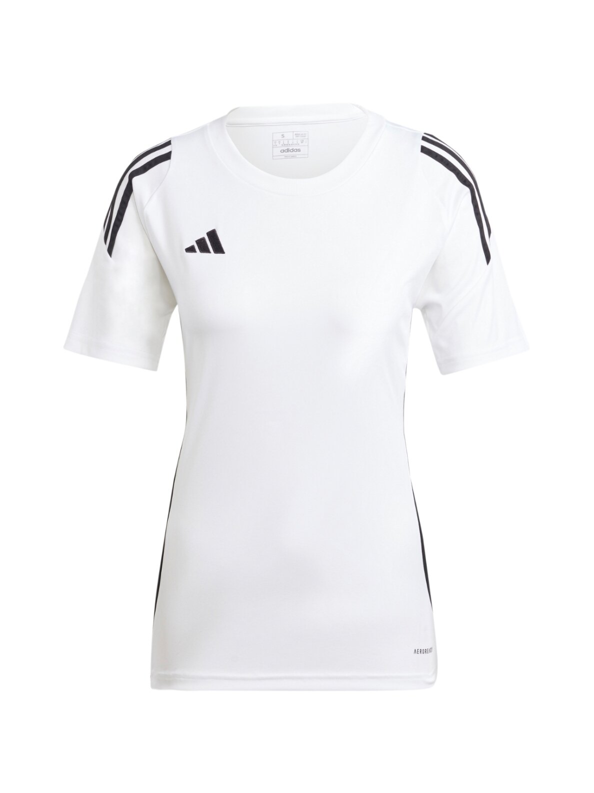 Adidas Tiro 24 Moteriški marškinėliai, balti ir juodi IS1024 1 Adidas Tiro 24 Moteriški marškinėliai, balti ir juodi IS1024 1