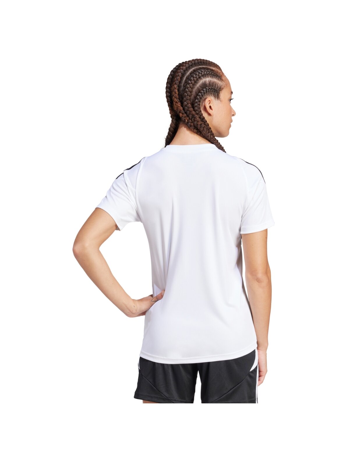 Adidas Tiro 24 Moteriški marškinėliai, balti ir juodi IS1024 2 Adidas Tiro 24 Moteriški marškinėliai, balti ir juodi IS1024 2