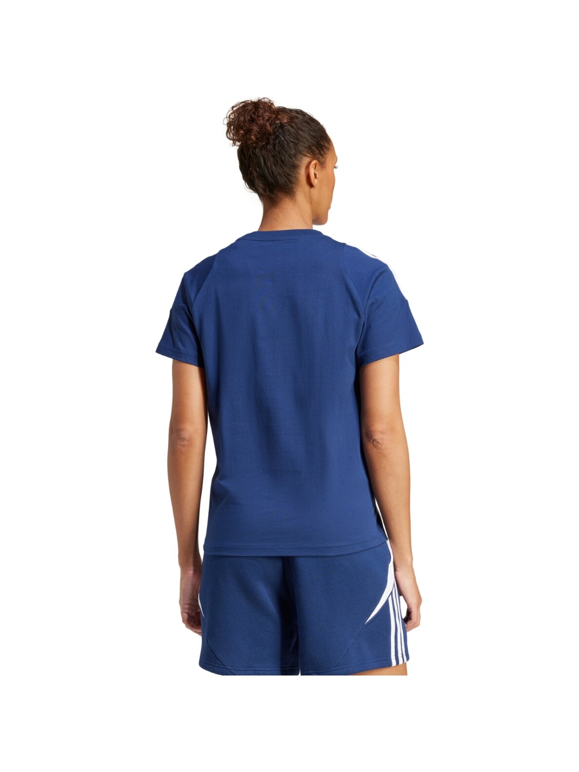 Adidas Tiro 24 Sweat moteriški marškinėliai mėlynos ir baltos spalvos IR9354 2 Adidas Tiro 24 Sweat moteriški marškinėliai mėlynos ir baltos spalvos IR9354 2