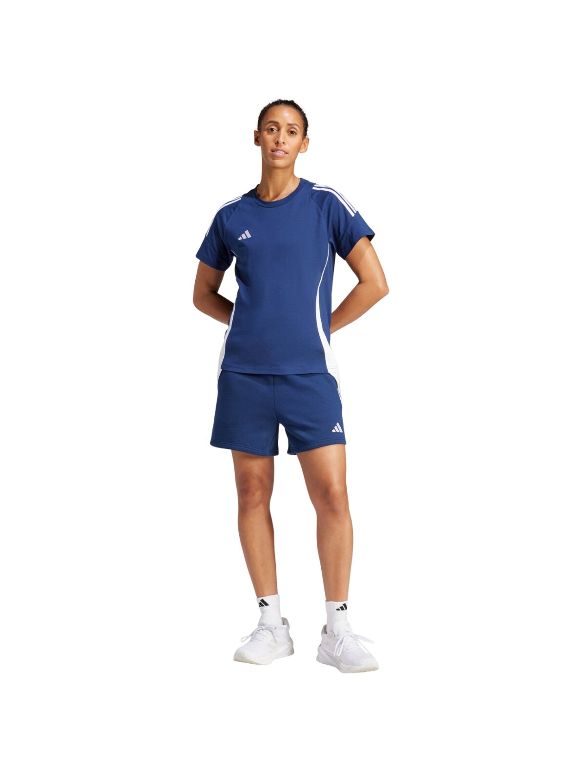Adidas Tiro 24 Sweat moteriški marškinėliai mėlynos ir baltos spalvos IR9354 3 Adidas Tiro 24 Sweat moteriški marškinėliai mėlynos ir baltos spalvos IR9354 3