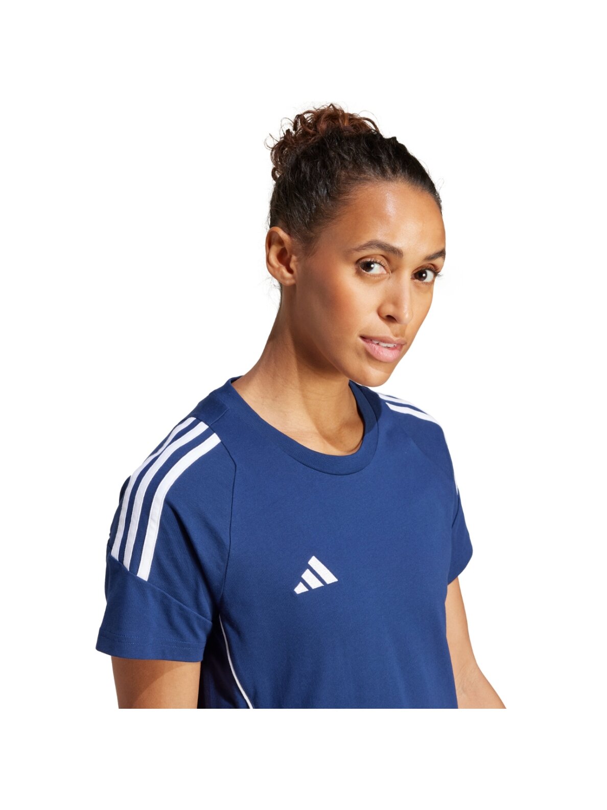 Adidas Tiro 24 Sweat moteriški marškinėliai mėlynos ir baltos spalvos IR9354 5 Adidas Tiro 24 Sweat moteriški marškinėliai mėlynos ir baltos spalvos IR9354 5