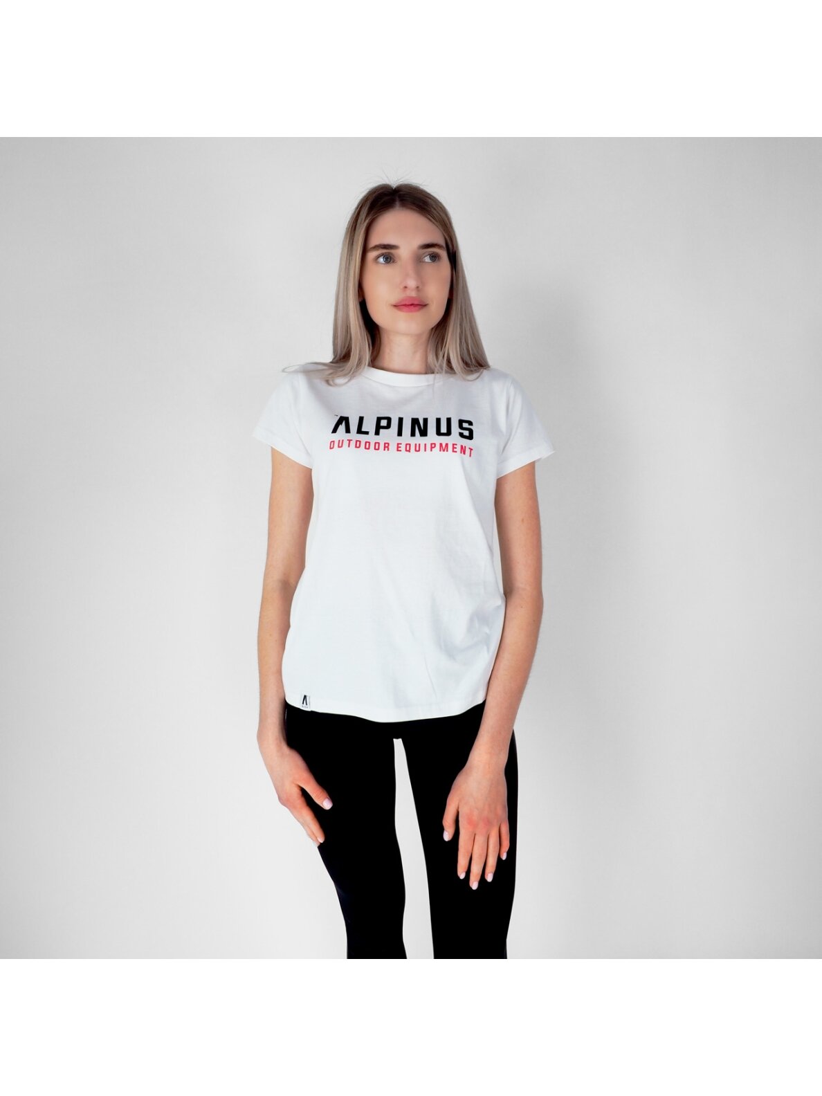 Alpinus Chiavenna moteriški marškinėliai balti BR43936 Alpinus Chiavenna moteriški marškinėliai balti BR43936