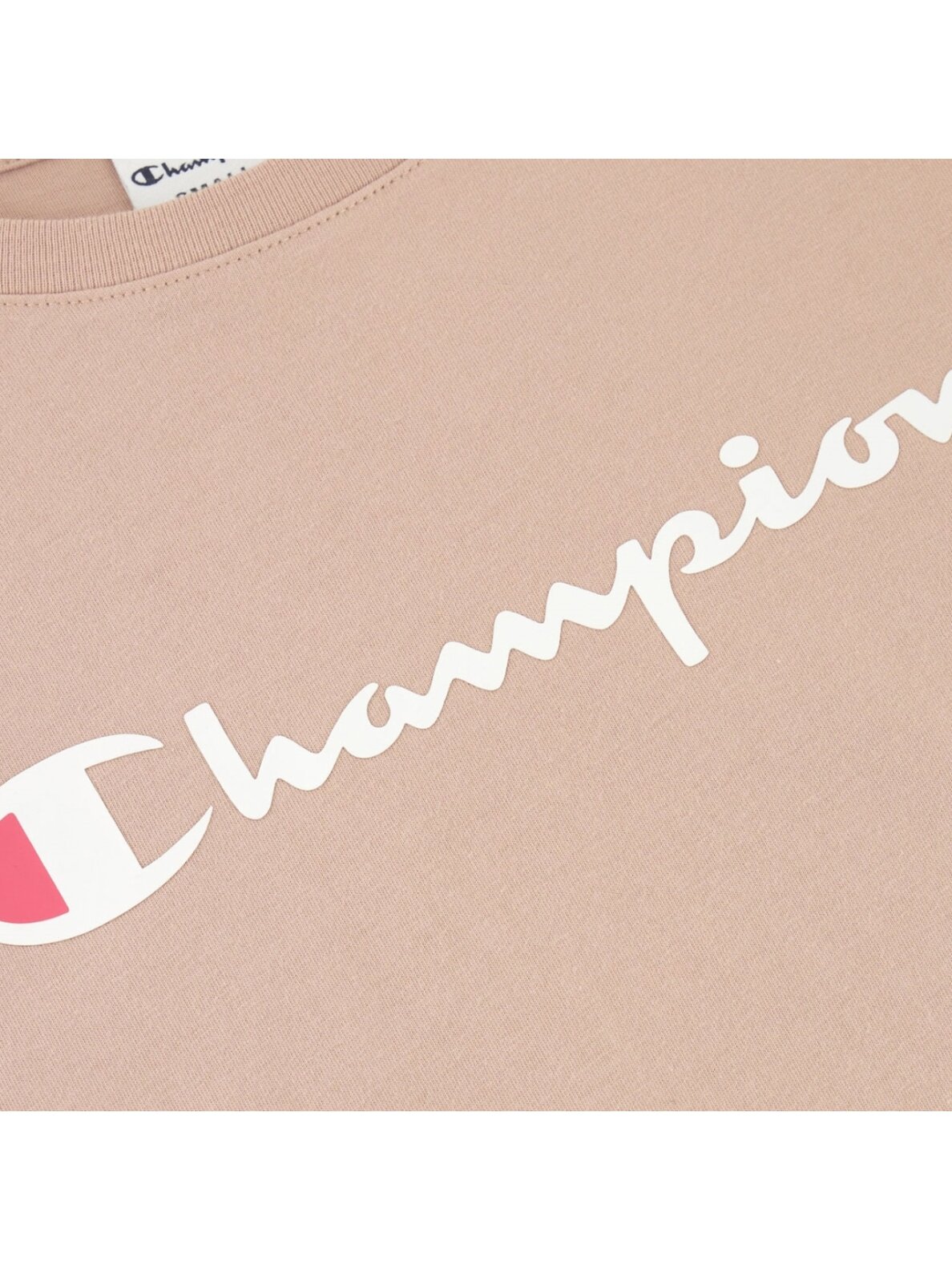 Champion SS Tee moteriški marškiniai, smėlio spalvos 117534 MS079 4 Champion SS Tee moteriški marškiniai, smėlio spalvos 117534 MS079 4
