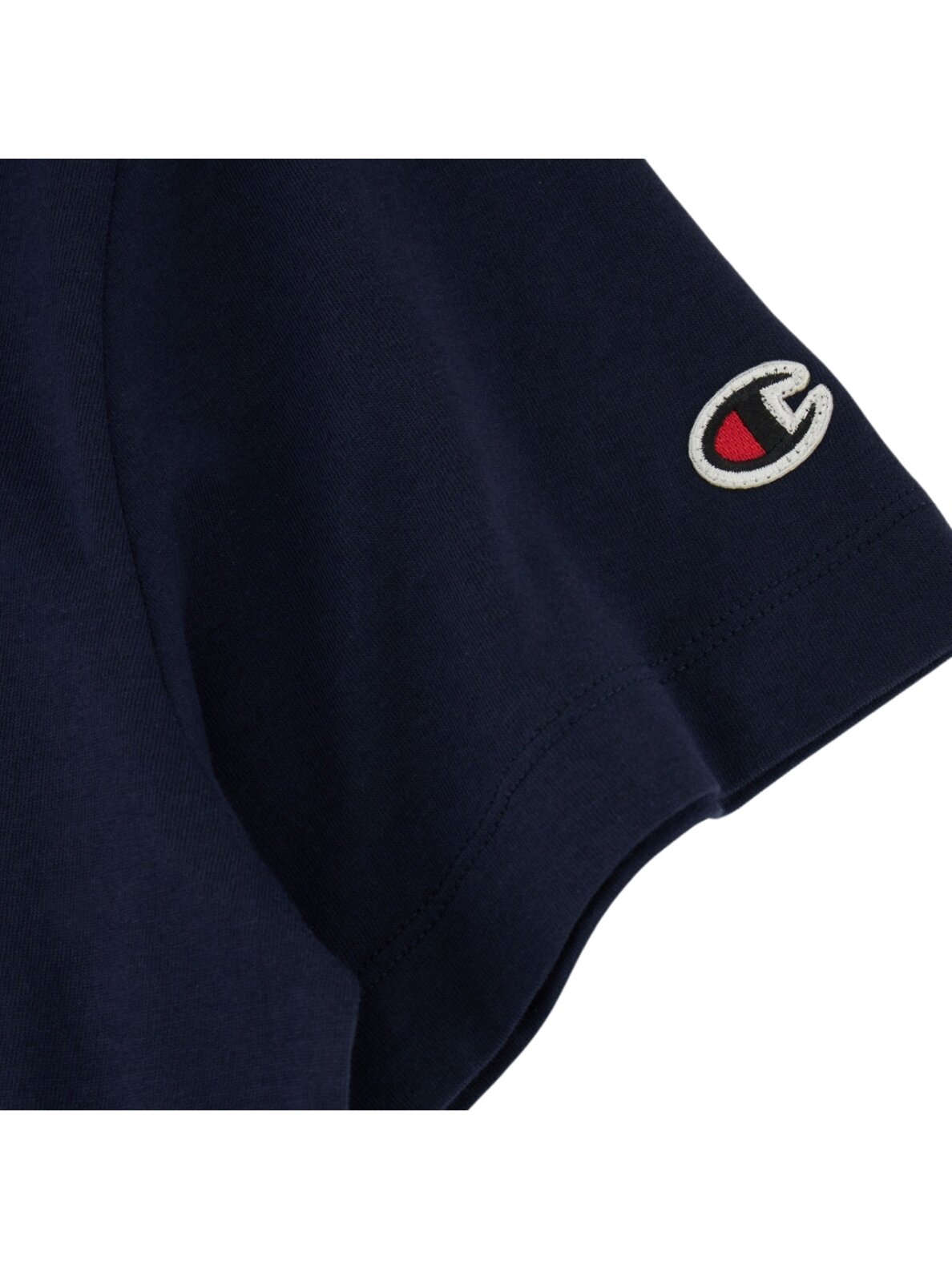 Champion SS Tee moteriški marškinėliai, tamsiai mėlyni 117535 BS501 4