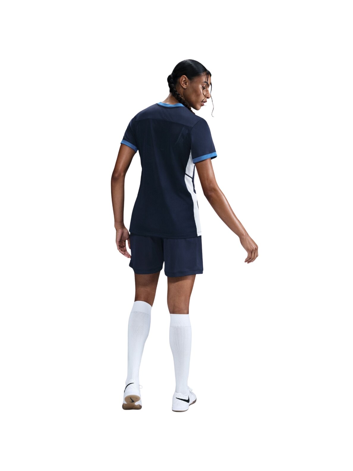 Nike moteriški marškinėliai Dri-Fit Academy 25 SS tamsiai mėlyni FZ9756 410 6 Nike moteriški marškinėliai Dri-Fit Academy 25 SS tamsiai mėlyni FZ9756 410 6