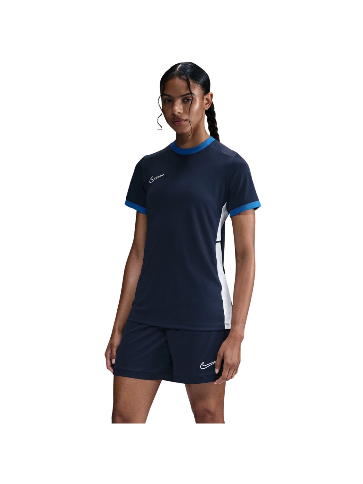 Nike moteriški marškinėliai Dri-Fit Academy 25 SS tamsiai mėlyni FZ9756 410