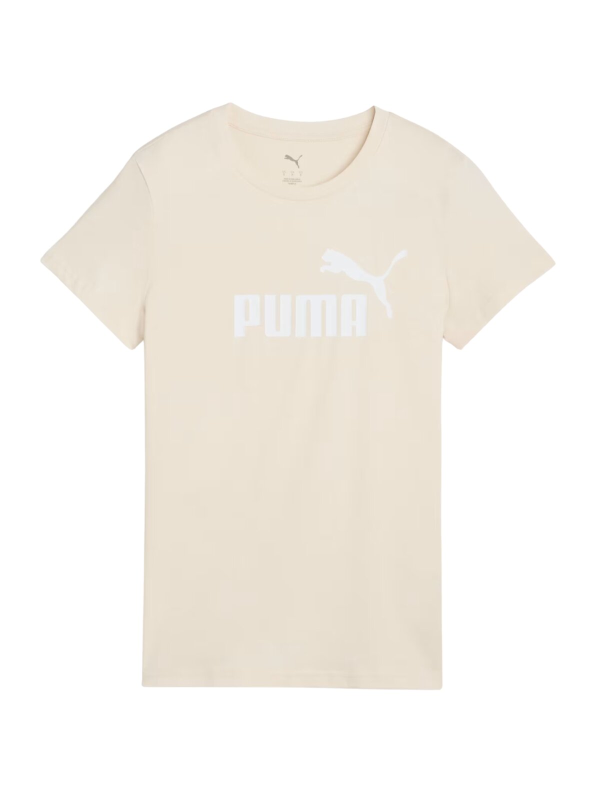 Puma moterims ESS No.1 Logo Tee marškinėliai smėlio spalvos 682371 87