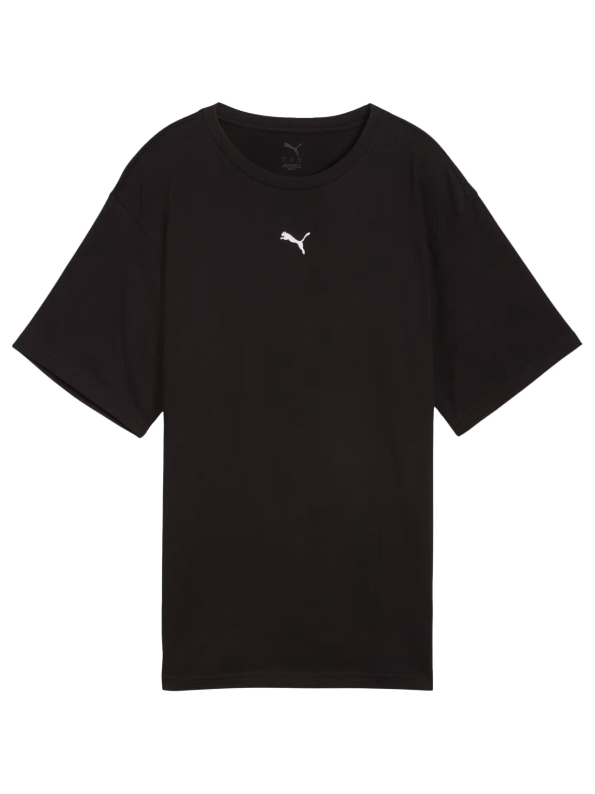 Puma ESS Relaxed Tee marškinėliai moterims, juodi 684971 01 Puma ESS Relaxed Tee marškinėliai moterims, juodi 684971 01