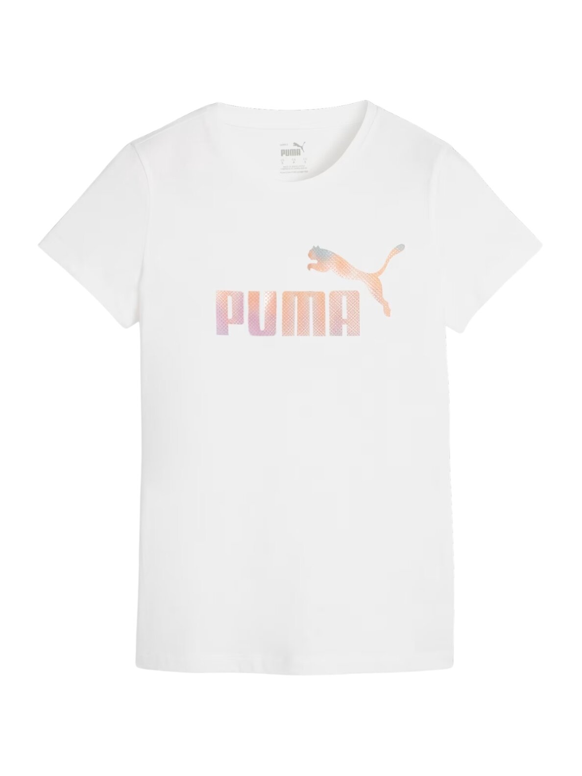 Puma ESS+ Summer Daze Tee moteriški marškinėliai balti 679921 02 Puma ESS+ Summer Daze Tee moteriški marškinėliai balti 679921 02