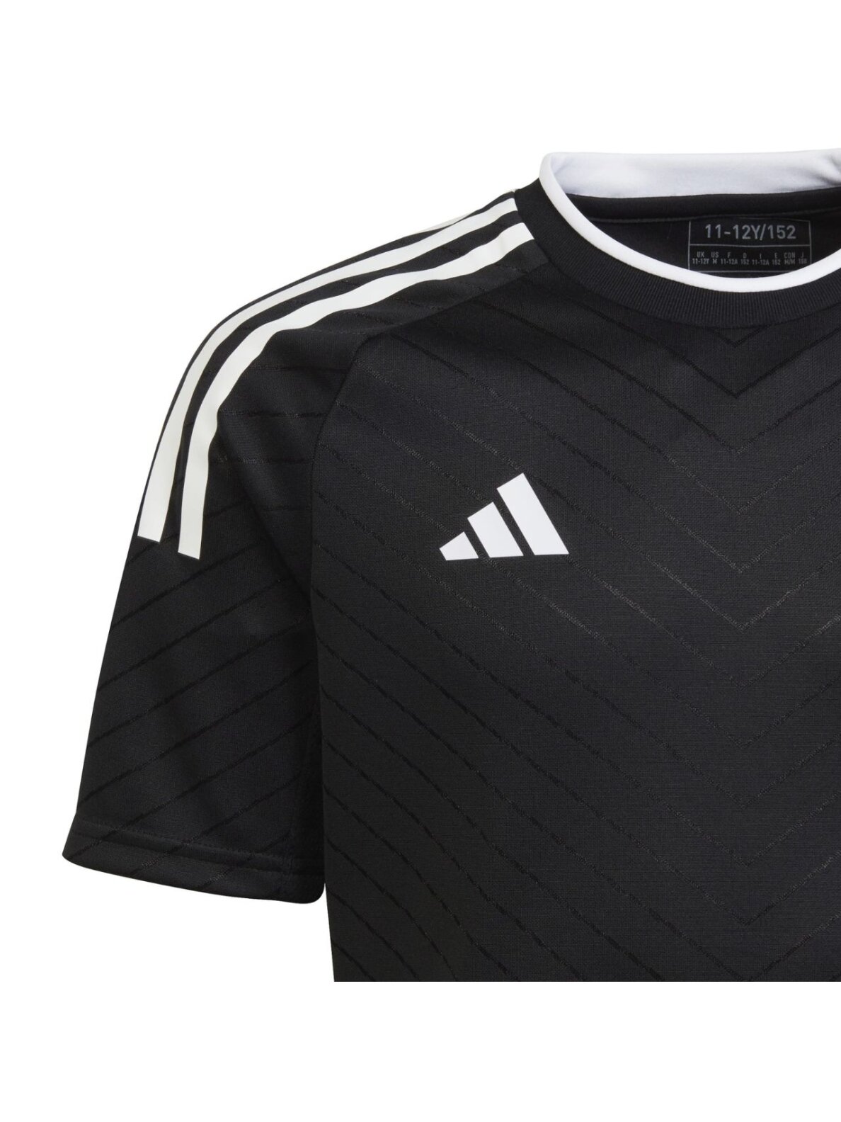 Adidas Campeon 23 Jersey vaikiški marškinėliai, juodi HS0537 4 Adidas Campeon 23 Jersey vaikiški marškinėliai, juodi HS0537 4